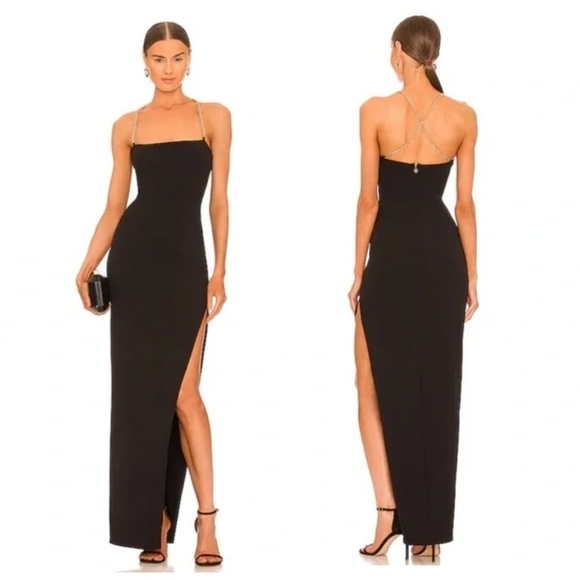 Nookie Estella Gown Black - Picture 1 of 4